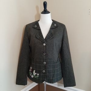 Joe Browns Green Scottie Dog Blazer US 10